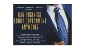 Can Business Lobby Government